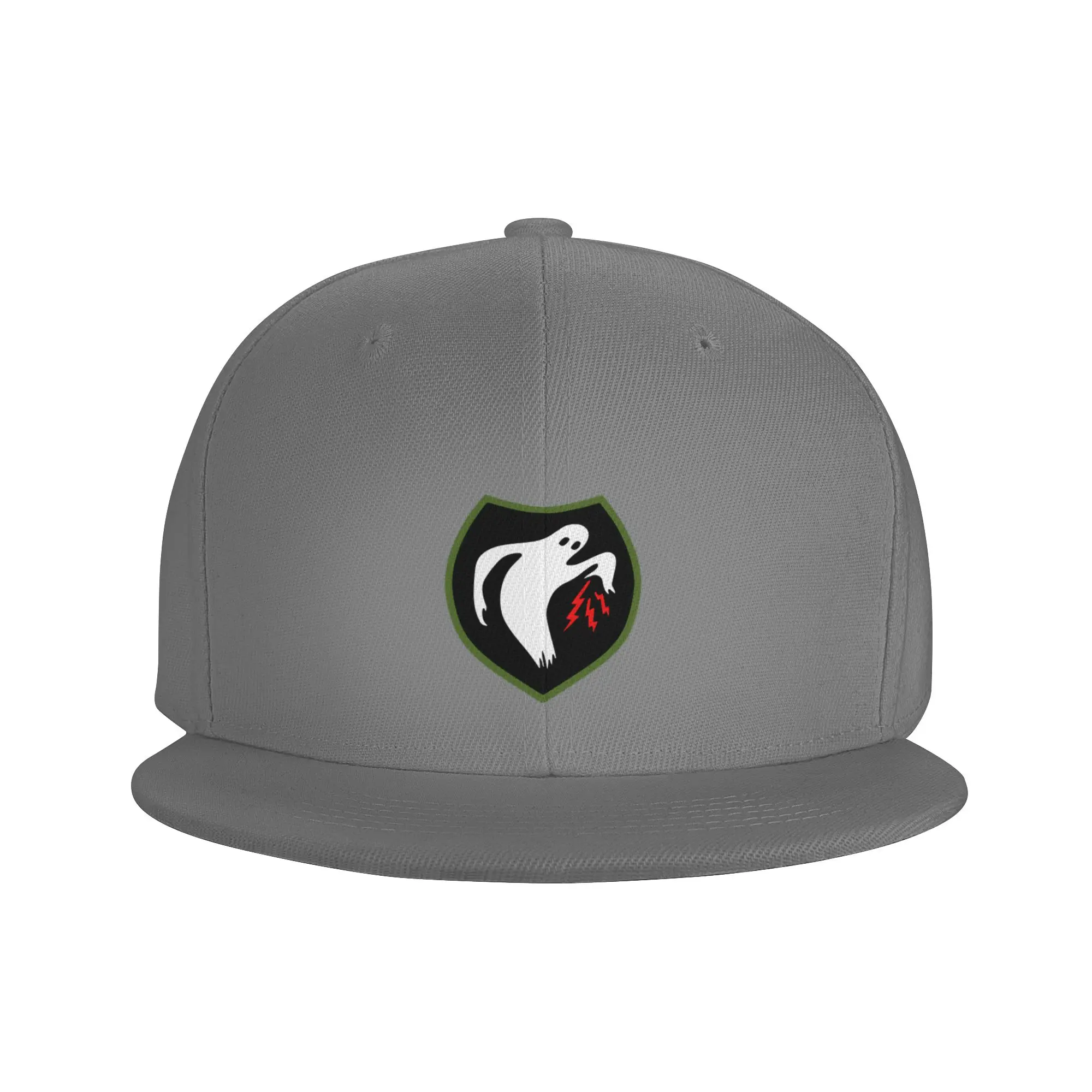 Fashion 23rd HQ Special Troops Ghost Army Emblem Flat Brim Sun Hat  Park Stroll Women's Visors