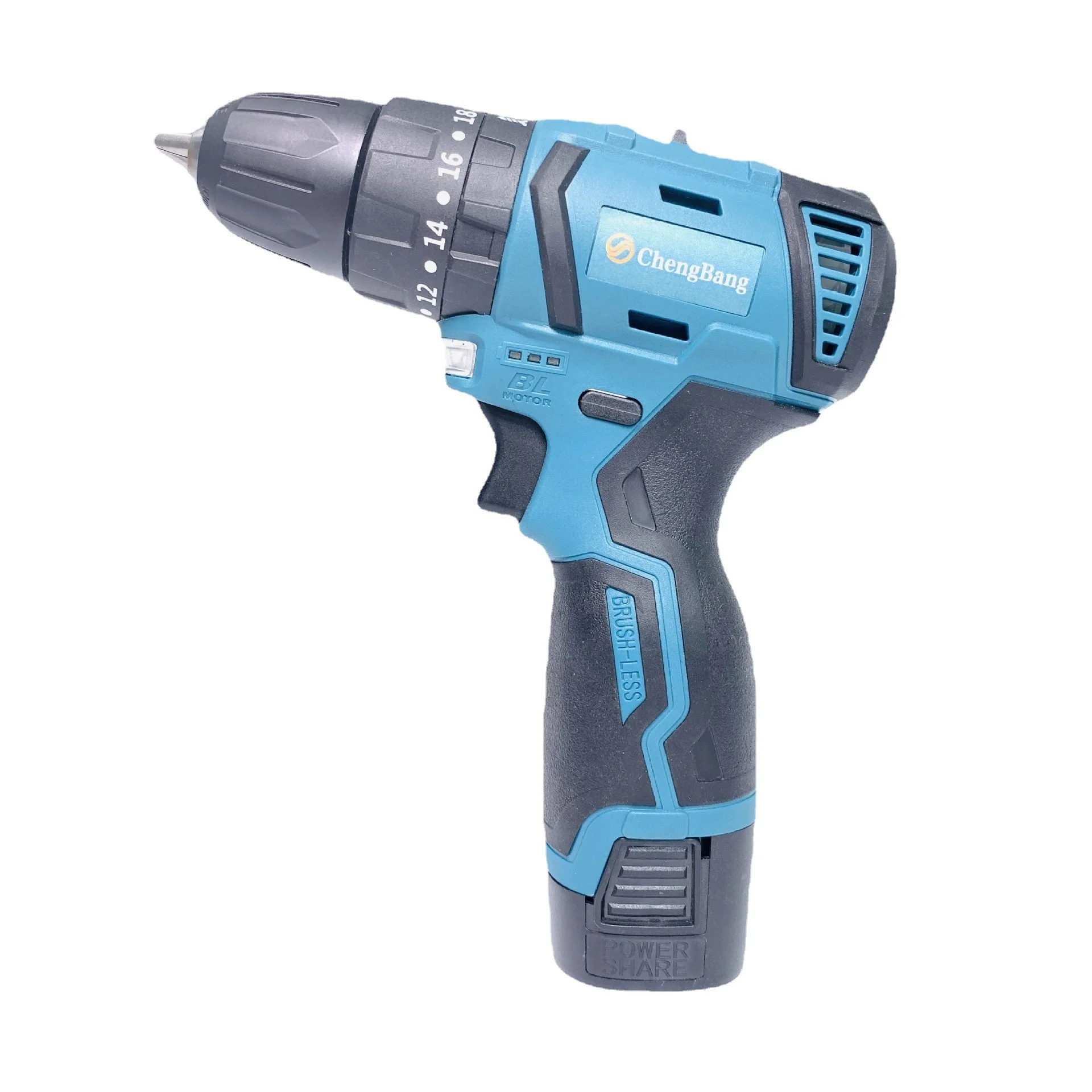 lithium brushless electric impact drill 16.8 V18VF blue 24 rechargeable drill suit