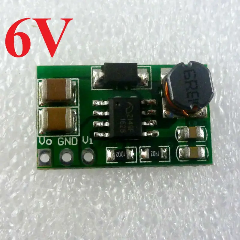 DC DC 1-6V to 6V Boost Step up Converter Module Voltage Regulator Board For Electric toys Car Kids Toy