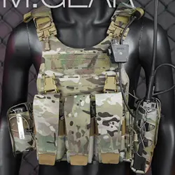 DMGear Tactical Vest Airsoft Hunting Training  Combat Outdoor Quick Release Cs Plate Carrier Armor Gear Equipment Molle