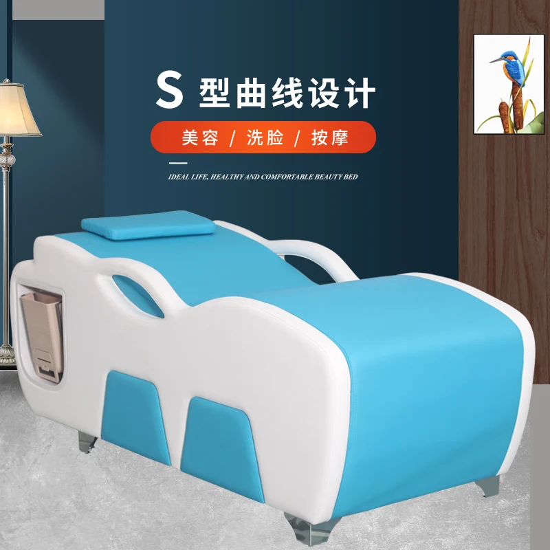 Multi functional facial wash bed, beauty bed, beauty salon specific ear picking , solid wood massage , nail art, eyelash