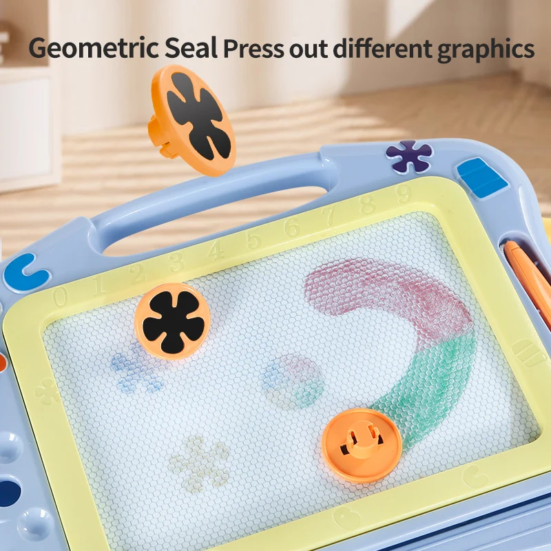 Kids Magnetic Drawing Board Educational Learning Toy Erasable Writing Board Fine Motor Skills Training Sensory Gift For Toddlers