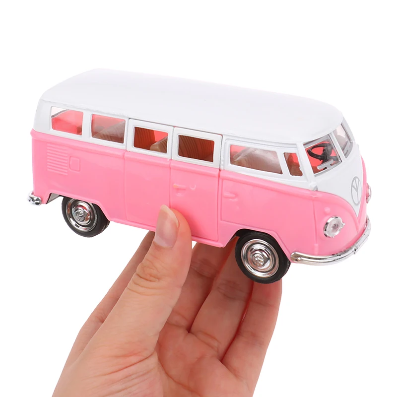 New 1:32 Bus Alloy Diecasts Toy Pull Back Car Models Metal Vehicles Classical Buses Pull Back Collectable Toys For Decor