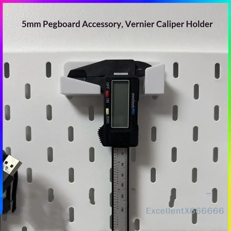 Wall Mount Tool Storage Organizer No Assembly Needed Pre-Printed Measure Markings for Garage Tape Hand Tool Holder