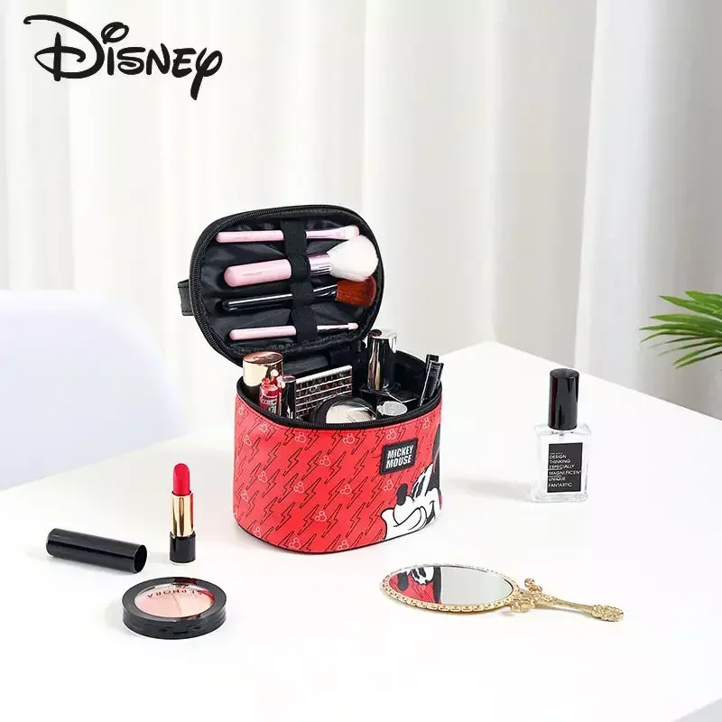 Disney\'s New Waterproof Women\'s Makeup Bag High Quality Multifunctional Portable Storage Bag Portable Large Capacity Storage Bag