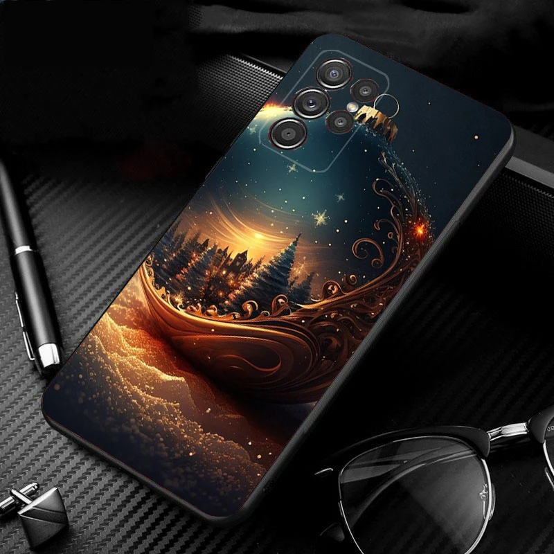 

Phone Case For Samsung Galaxy S25 S24 S23 S22 S21 Ultra S24 S23 S22 S21 S25 Plus S24 S25 FE Christmas Deer Tree