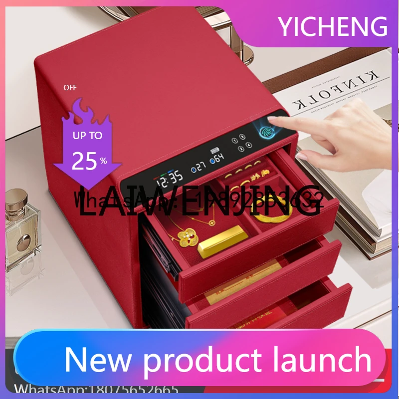 

Специальный умный сейф-чемодан LYY с защитой от кражи, отпечатком пальца и кодовым замком