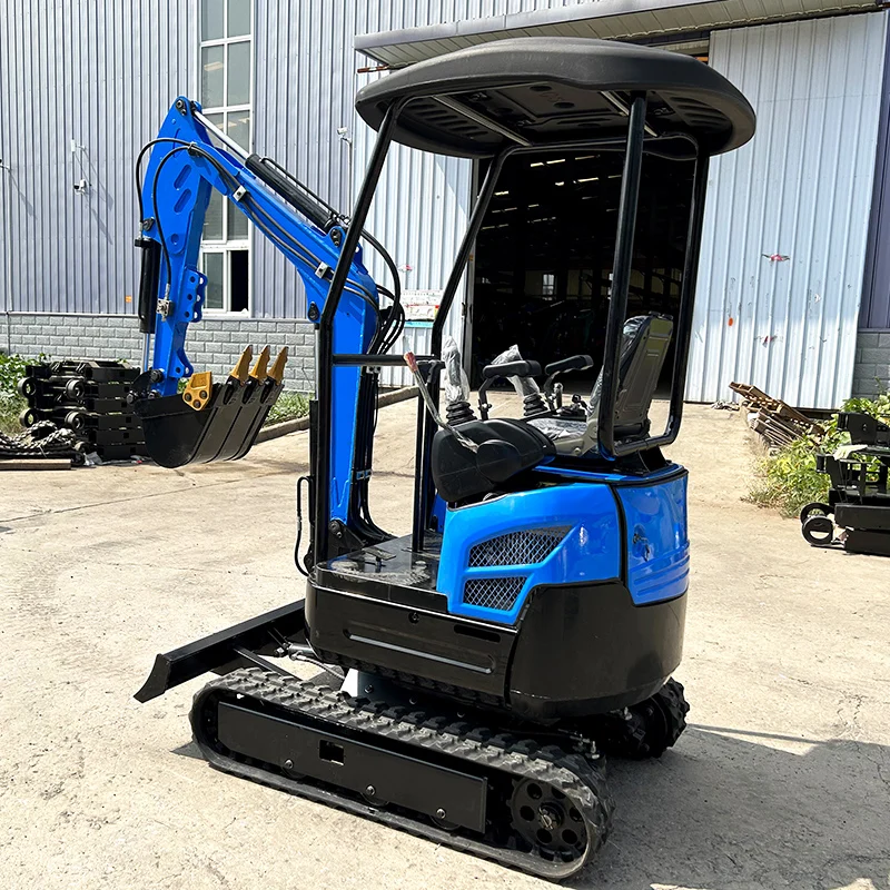 Customized CE EPA 1600 kg mini digger machine  1.5ton 1.6ton hydraulic mini excavators