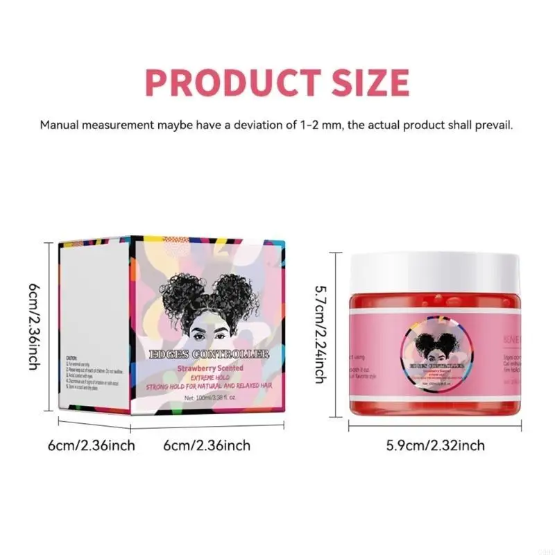 G99E Strong Hold Hair Gel Edges Control Wax Edges Control Hair Gel Edges Control Gel