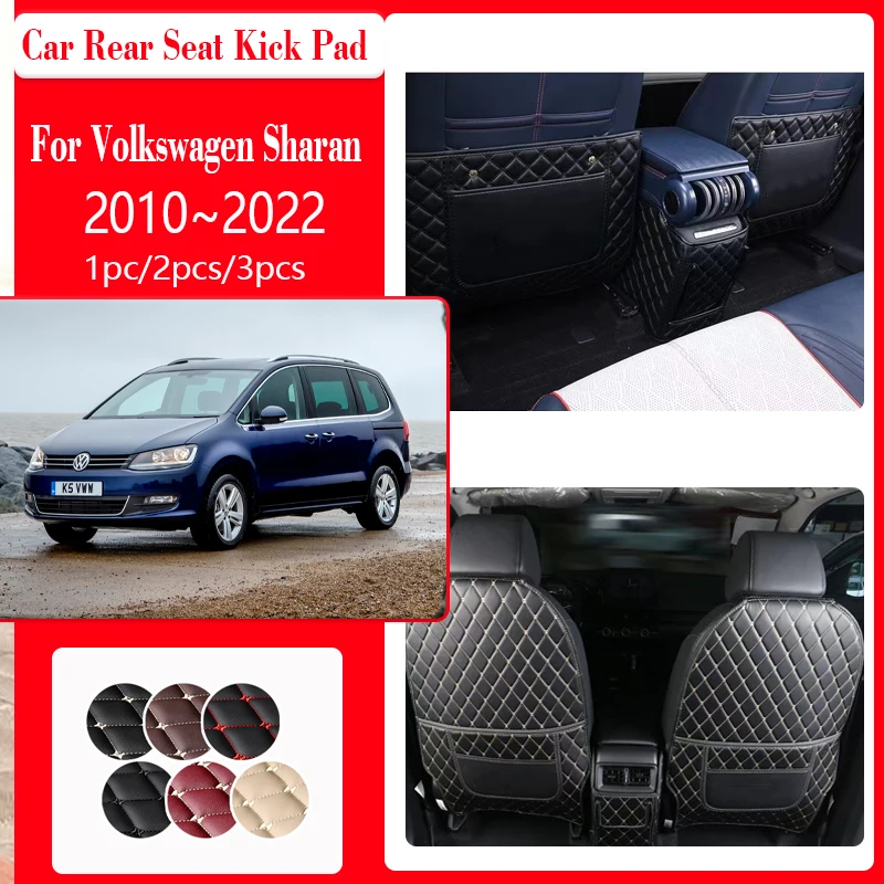 

Baby Car Seat Kick Mat For VW Volkswagen Sharan SEAT Alhambra 7N 2010~2022 Back Seat Covers Armrest Box Carpets Auto Accessories