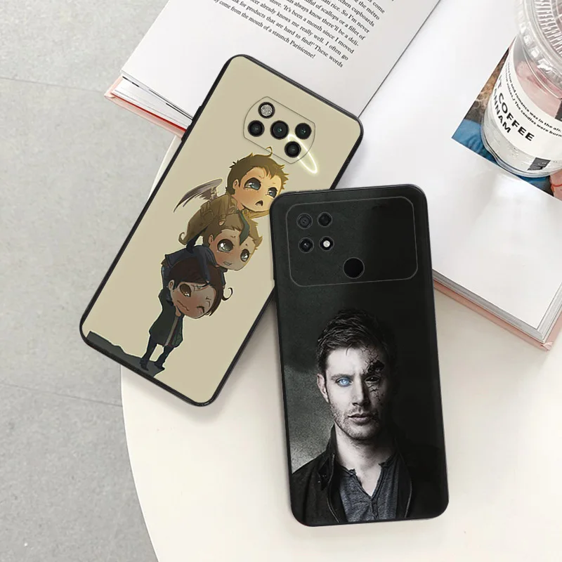 Crowley Supernatural Black Matte Anti-Drop Phone Case For Xiaomi 13 12X 12T 12S 12Lite Redmi Note12 CC9 Pro A1 A2 Plus 12C Cover