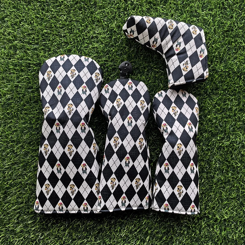 Ursa Minor Golf Woods Headcovers  Covers For Driver Fairway Putter 135Hybrid Clubs Set Heads