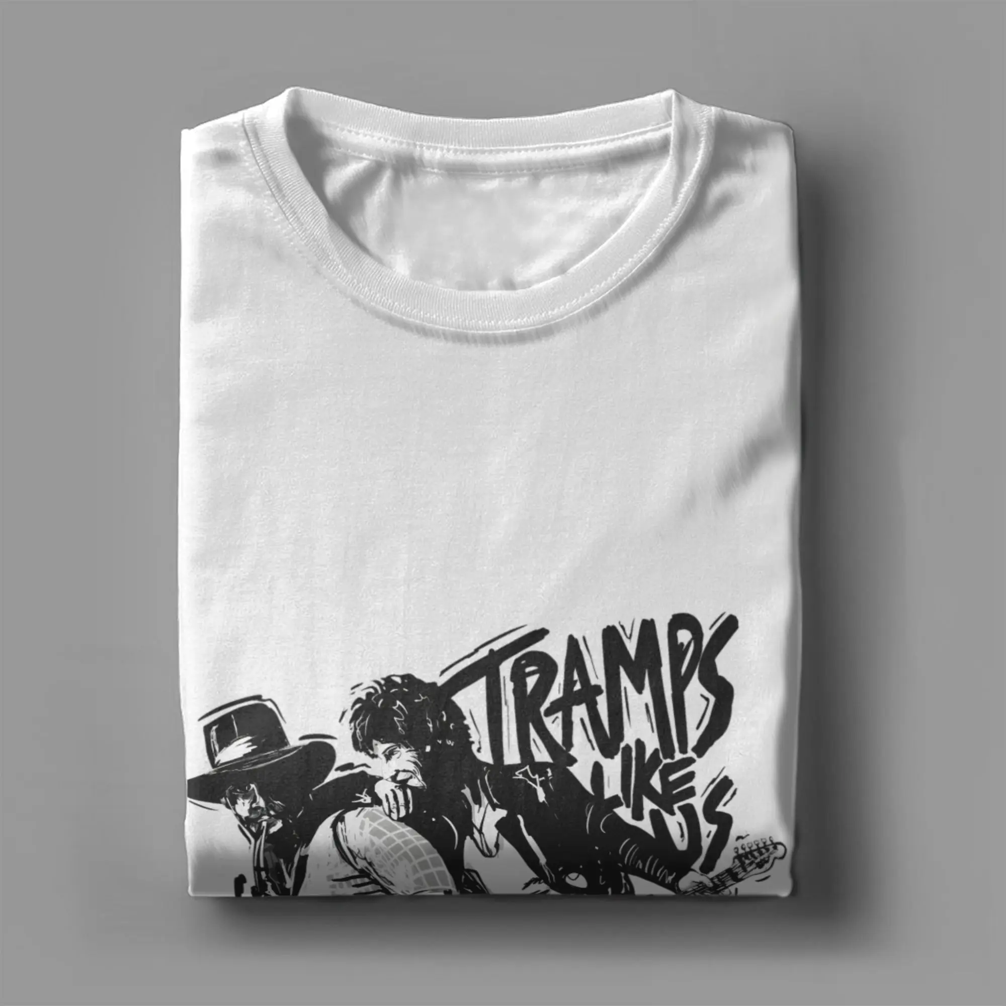 Bruce Springsteens Music Men T Shirts  Creative Tee Shirt Short Sleeve Round Collar T-Shirts Pure Cotton Gift Clothing