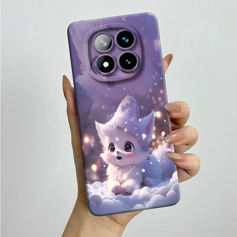 For Redmi Note 14 Pro Plus 5G Casing Note14 Pro+ 5G Soft Silicone Phone Case Sweet Painted Fashion Cartoon Printed Back Cover