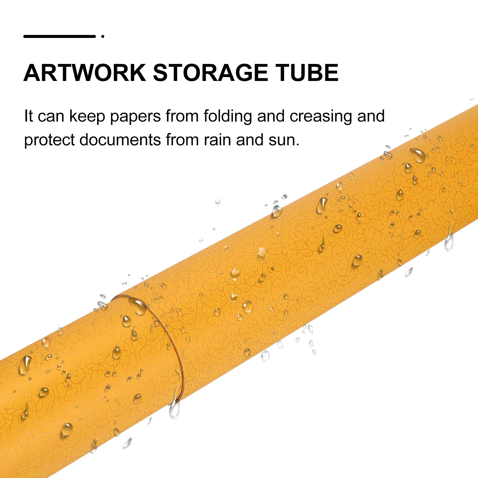 Calligraphy Cylinder Box Poster Tubes For Paper Rolls Blueprints Documents Artwork Storage Waterproof Light Resistant Kraft