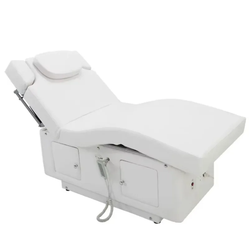 

Customizable Color Three Motor Electric Facial Treatment Massage Table & Bed with Locker Contemporary Design Heated Feature