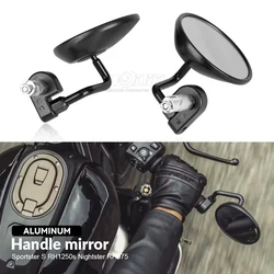 For Harley Sportster S RH1250s Nightster RH975 Motorcycle Bar End Handlebar Mirrors Aluminum 7/8