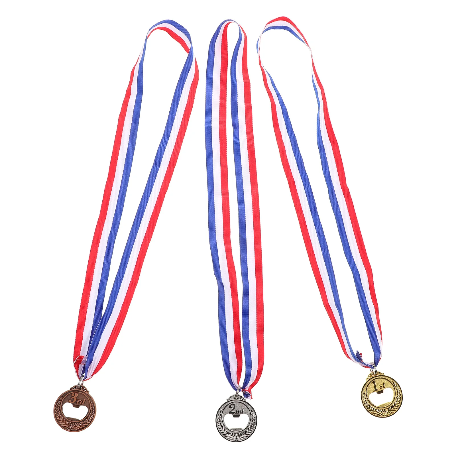 3 stuks medaille flesopener creatief feest leuk accessoire voor bier wijn opening concurrentie verzamelen gunsten