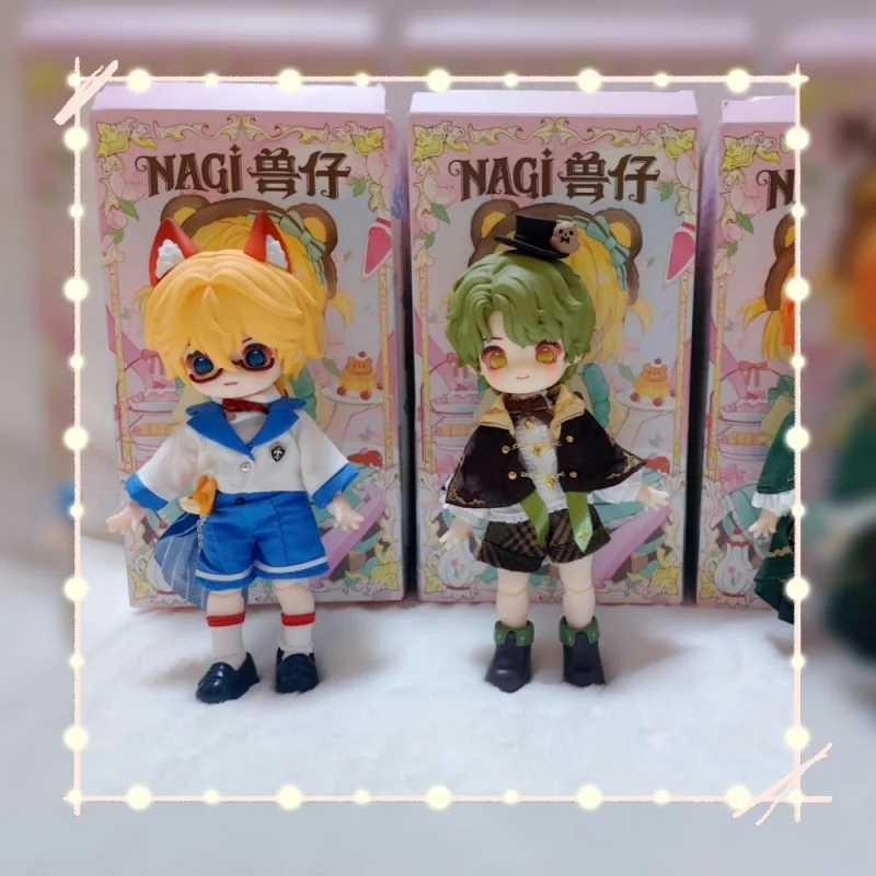 

Original Nagi V5 Kawaii Bjd Action Figure 1/12 Scale Mirage Record Series Blind Box Movable Joint Collectible Model Toy