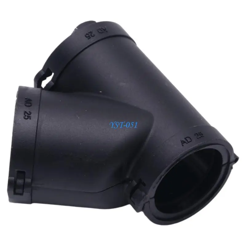 E15A Vehicle Wiring Branch Connection Clamp Part with Split Open Y Conduit Form, Nylon Housing for Harness Split Service Work