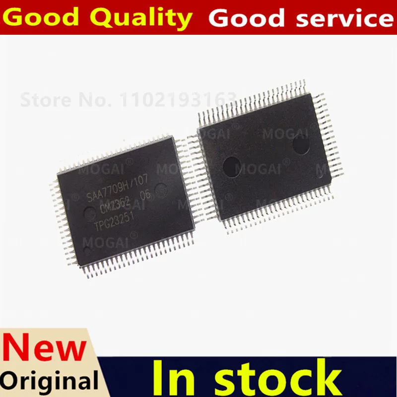 (1piece)100% New SAA7709H107 SAA7709H SAA7709 SAA7709H/107 SAA7709H/103 SAA7709H/N103 SAA7709H103 QFP-80