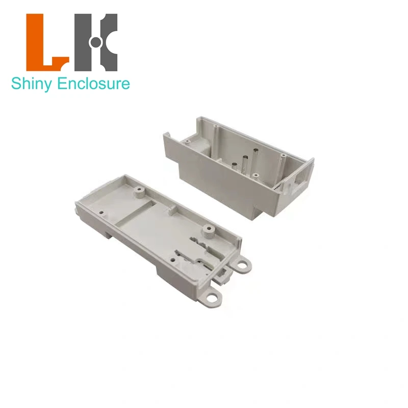 Free Shipping 2PCS 88x36x41mm Network Gateway Enclosure Industrial Ethernet RG45 To 485 Communication Rail Card Slot Abs Housing