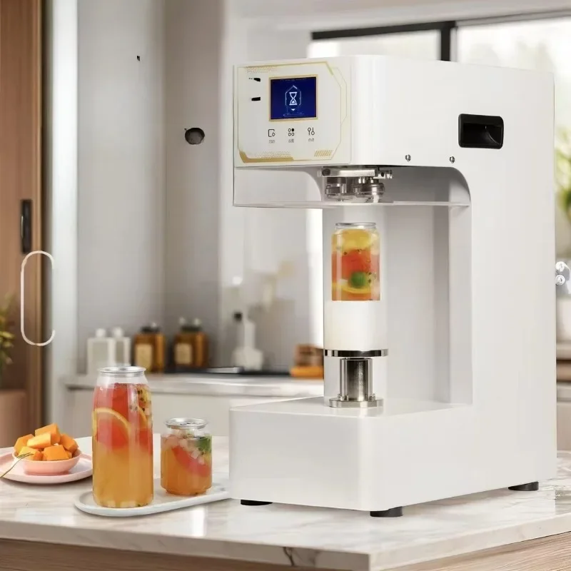 

Heat sealing tin can sealing machine Packaging sealing Plastic beverage soda shop Aluminum can sealing machine