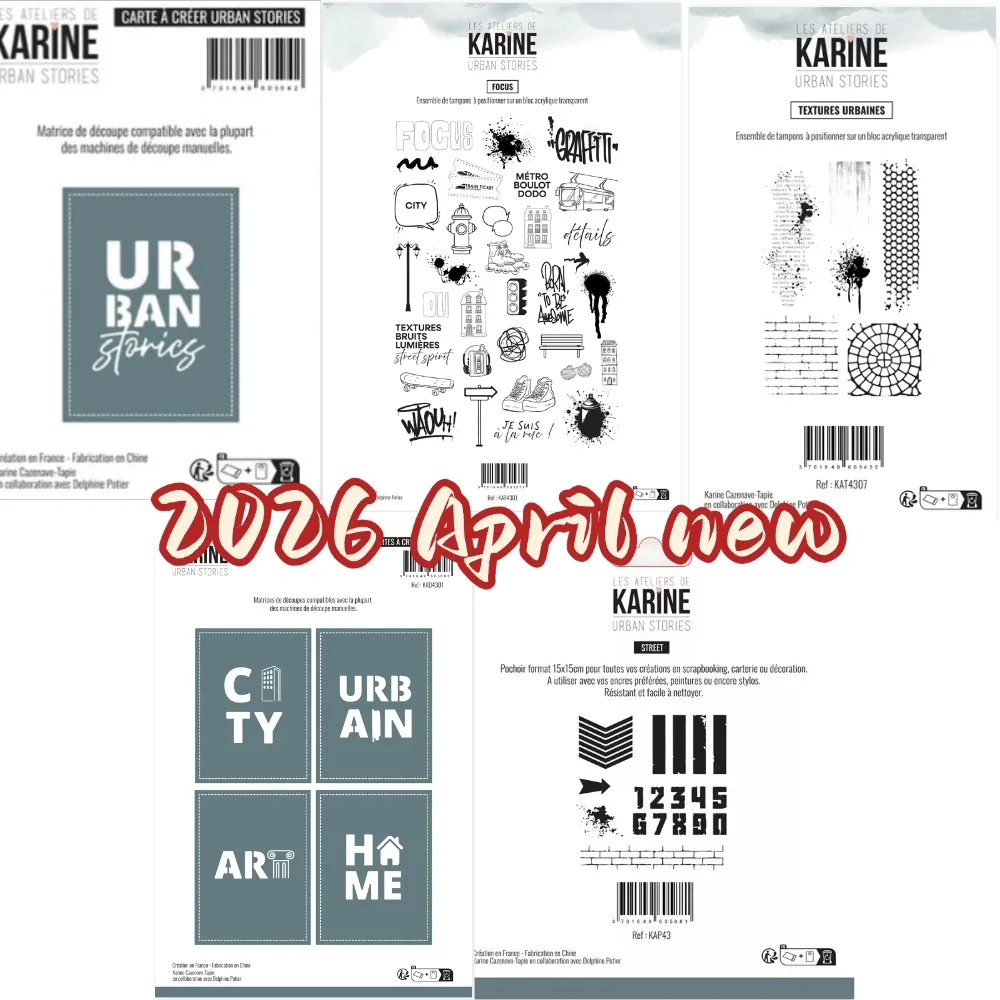 Nouveaux pochoirs de découpe en métal 2026 pour scrapbooking, décoration de journal, gabarit de gaufrage, carte de vœux DIY faite à la main