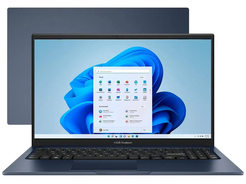 Notebook Asus Vivobook Core i5 8GB 256GB SSD 15.6'' Windows 11 Intel Iris Xe X1504VA-NJ1737W