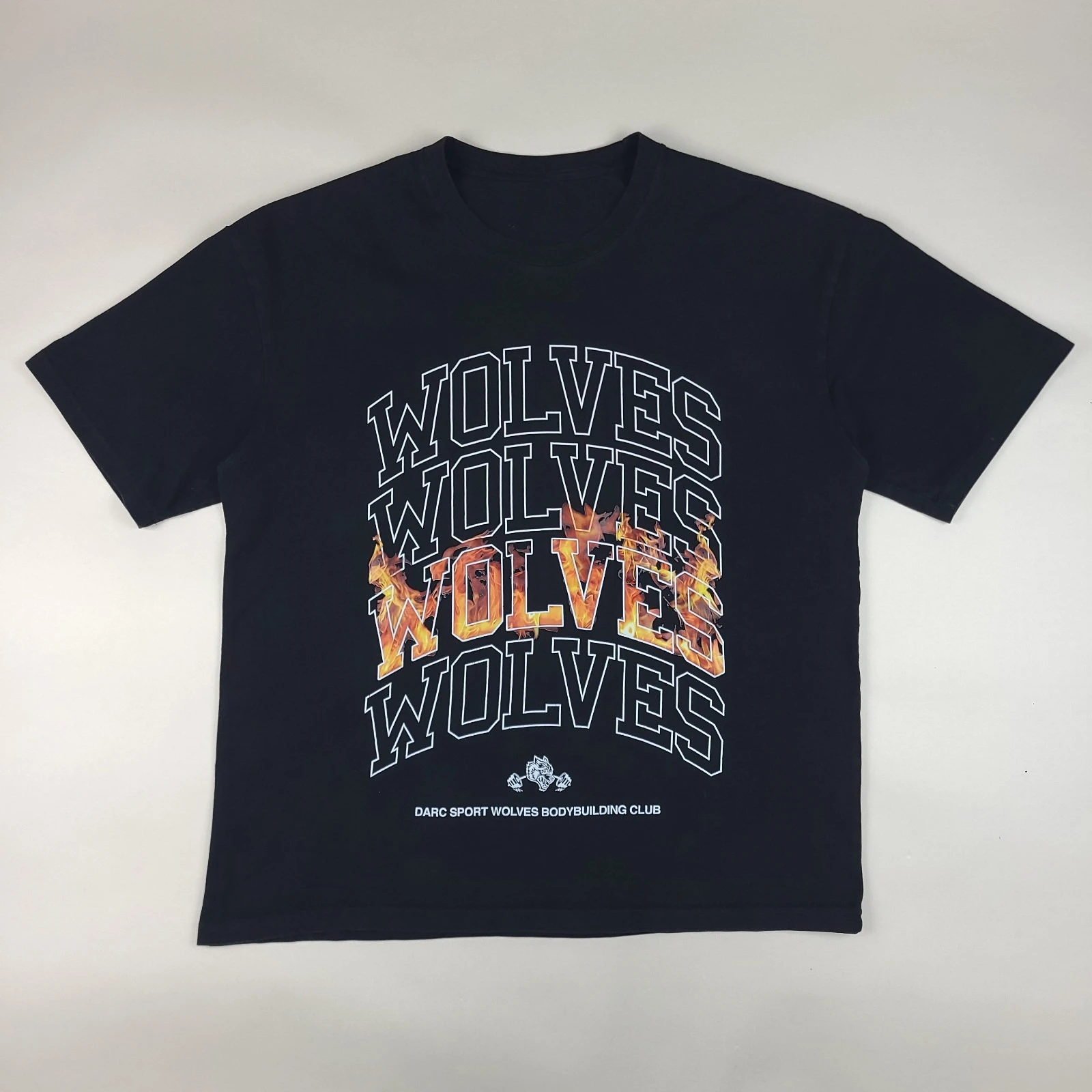 

Darc Sport Men's Wolves Tee T-Shirt Peripheral Printing Summer Luxury Brand Cotton Men's and Women's T-Shirts Short