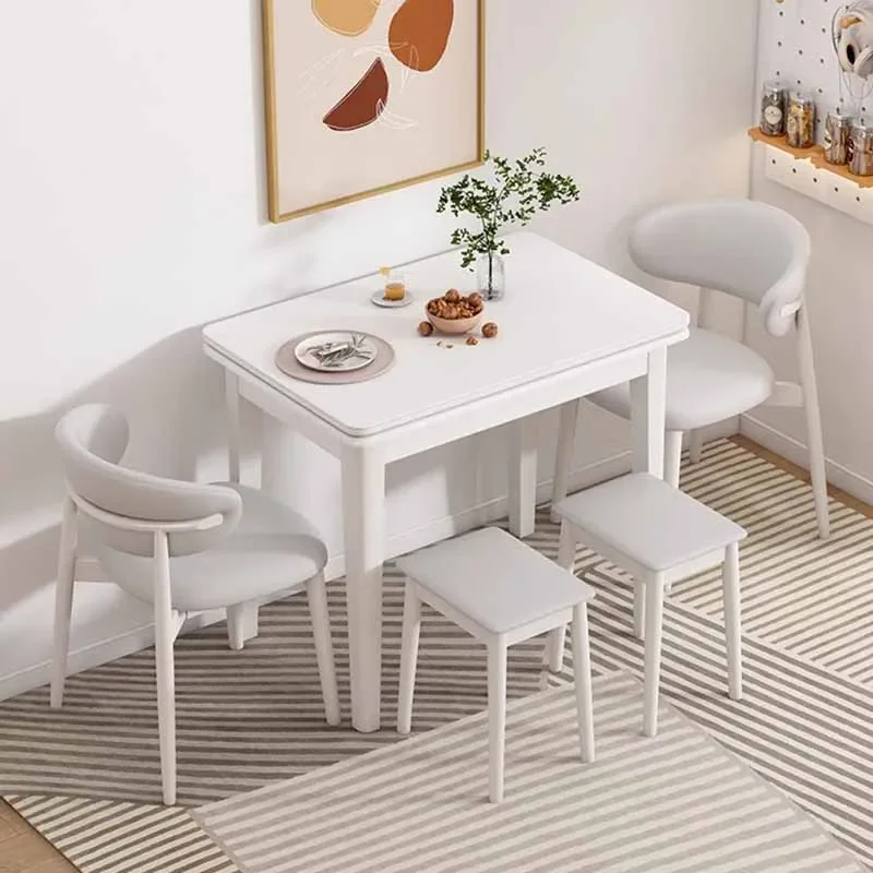 

Waterproof Folding Dining Table Kitchen Kawaii Rectangular Restaurant Tables Small Space Saving Mesas De Jantar Home Furniture