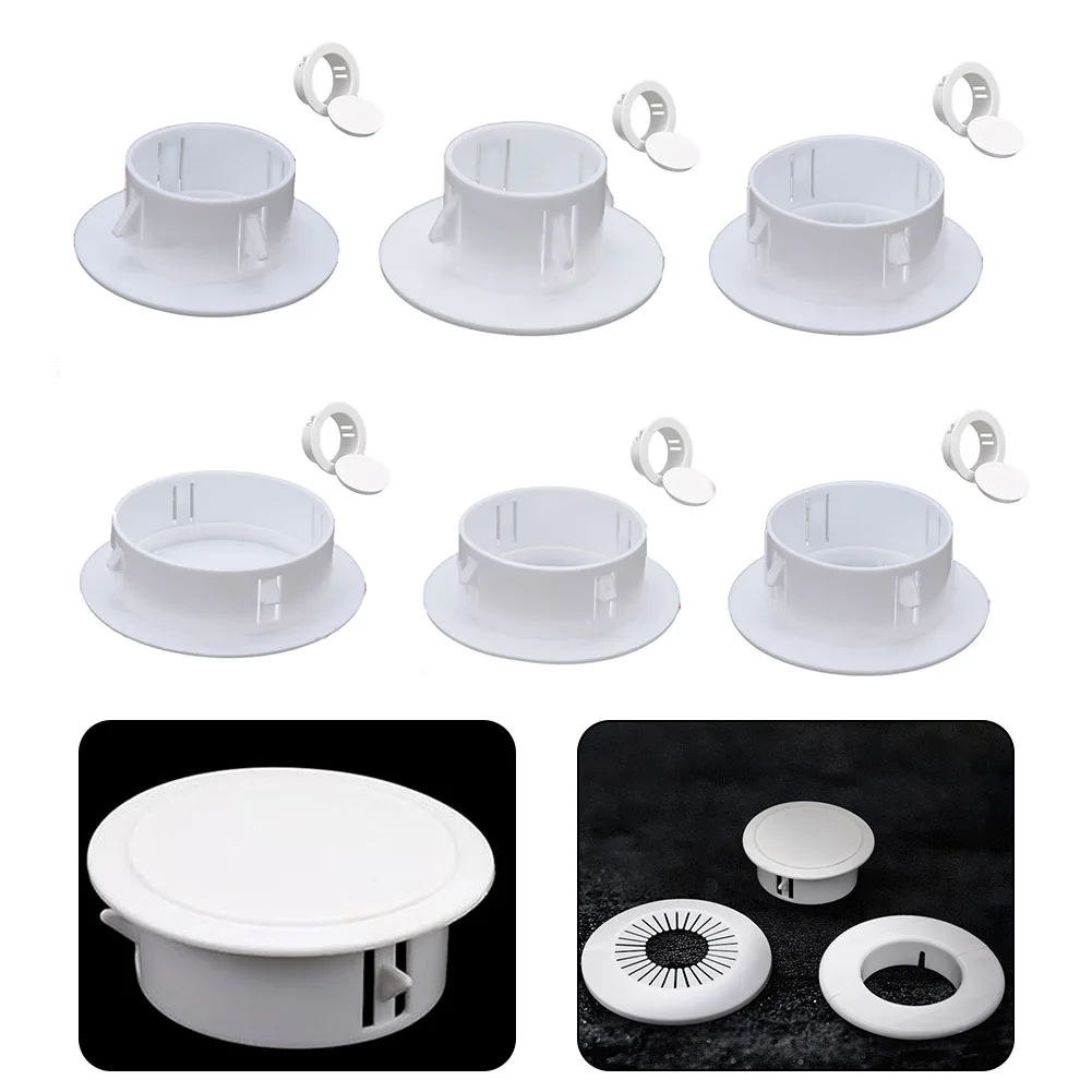 1pc 40-100mm Decorative Cover Wall Hole Cover Protective Vents Decor Cap For HVAC Systems Water Pipes And Ventilation Ducts