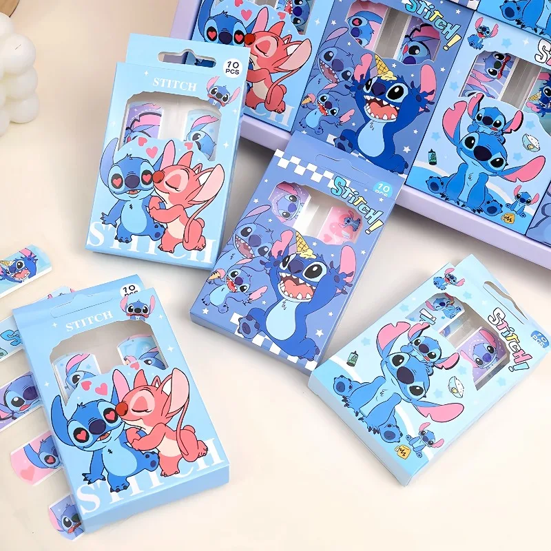 

Lilo & Stitch Bandaid New Disney Cute Bandages Girl Band Aid Outdoor Sport Wound Stick Hemorrhagic Patch Girl's Christmas Gift