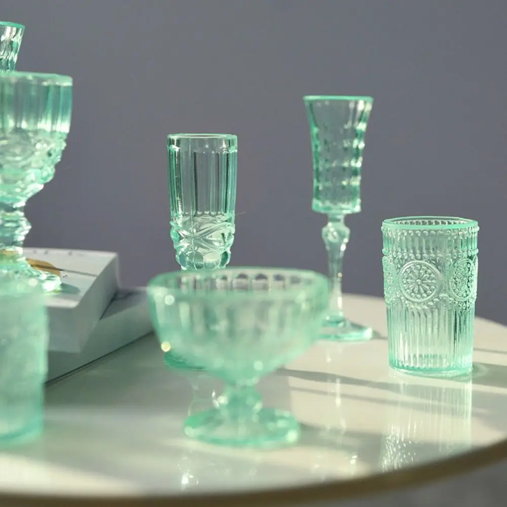 1/6 스케일 인형집 물컵 샴페인 잔 장면 모델 미니어처 와인잔 역할놀이 다채로운 인형 주방용품 장난감