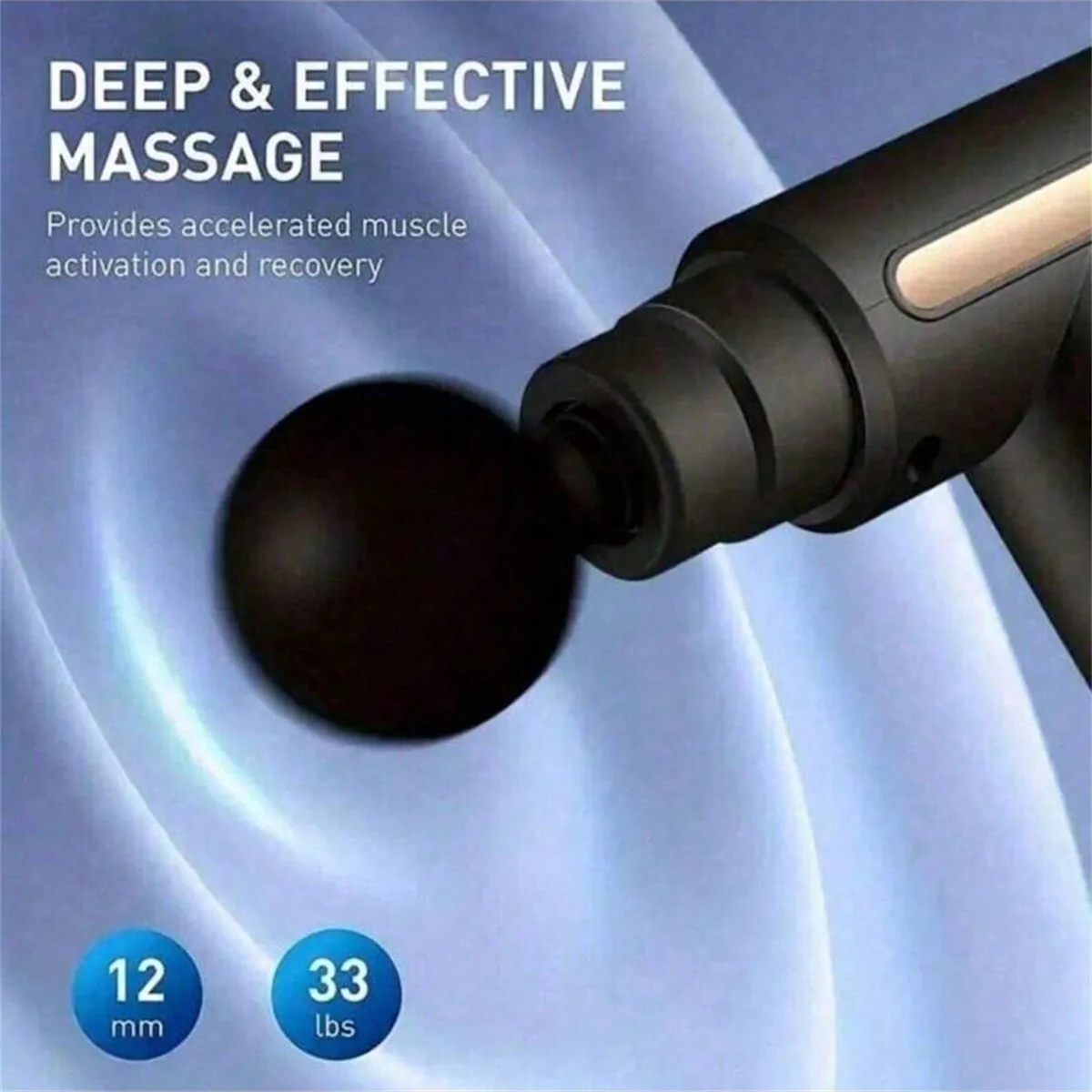 2026 High-Power Muscle Relaxer - Rechargeable Deep Tissue Massage Gun With 4 Heads For Full Body Relief,Ultimate Muscle Recovery
