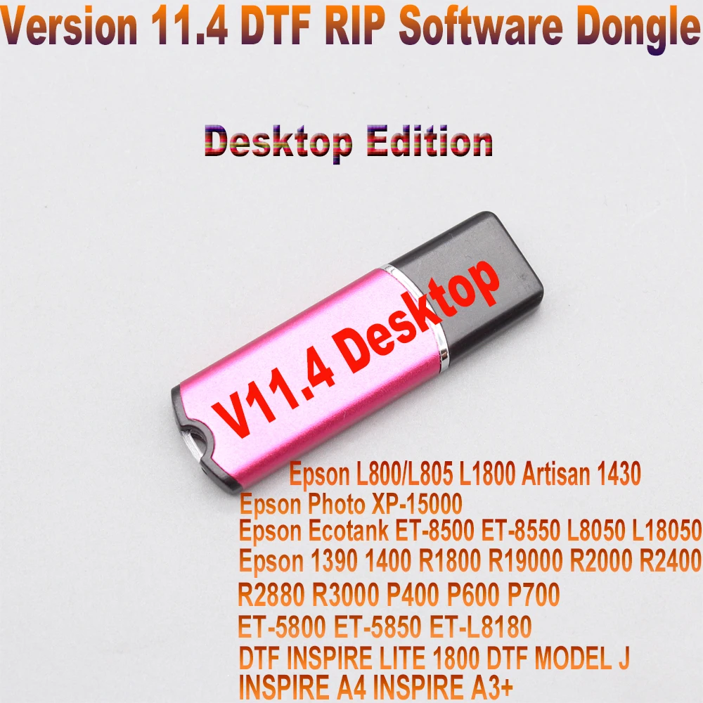 

Ключ RIP 11,4 V11.4 для программного обеспечения Epson DTF для настольных ПК L18050 L8050 L1800 ET 5800 ET 5850 XP600 i3200 i1600 P900 P7000 P6000