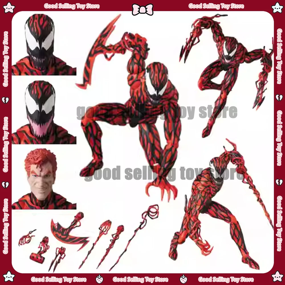 New [Reprint] Original Medicom Toy Mafex 118 Amazing Spider Man Carnage Comic Ver. in Stock PVC Action Figure Model Toy Children