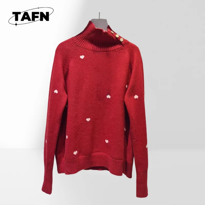 

Fashionable Knit Sweater for Women, Elegant and Comfortable for Casual Outings for Cold Weather Outfits AK1216