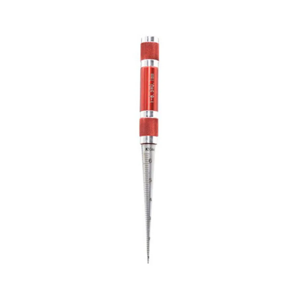Calibro cilindrico conico 1-6.5mm 3-15mm 15-30mm 30-45mm Apertura 1 pezzo Spessimetro conico Misuratori di prova Rivelatori