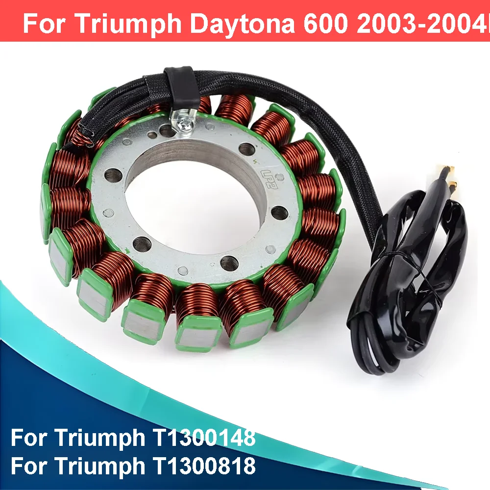 

Stator Coil For Triumph Daytona 600 650 Speed Four TT600 Speedmaster 865 800 Scrambler 865 T1300818 T1300148