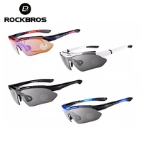 ROCKBROS Polarized Sun Glasses Sports Man Cycling Glasses Mountain Bicycle Glasses Riding Protection Goggles Eyewear UV400