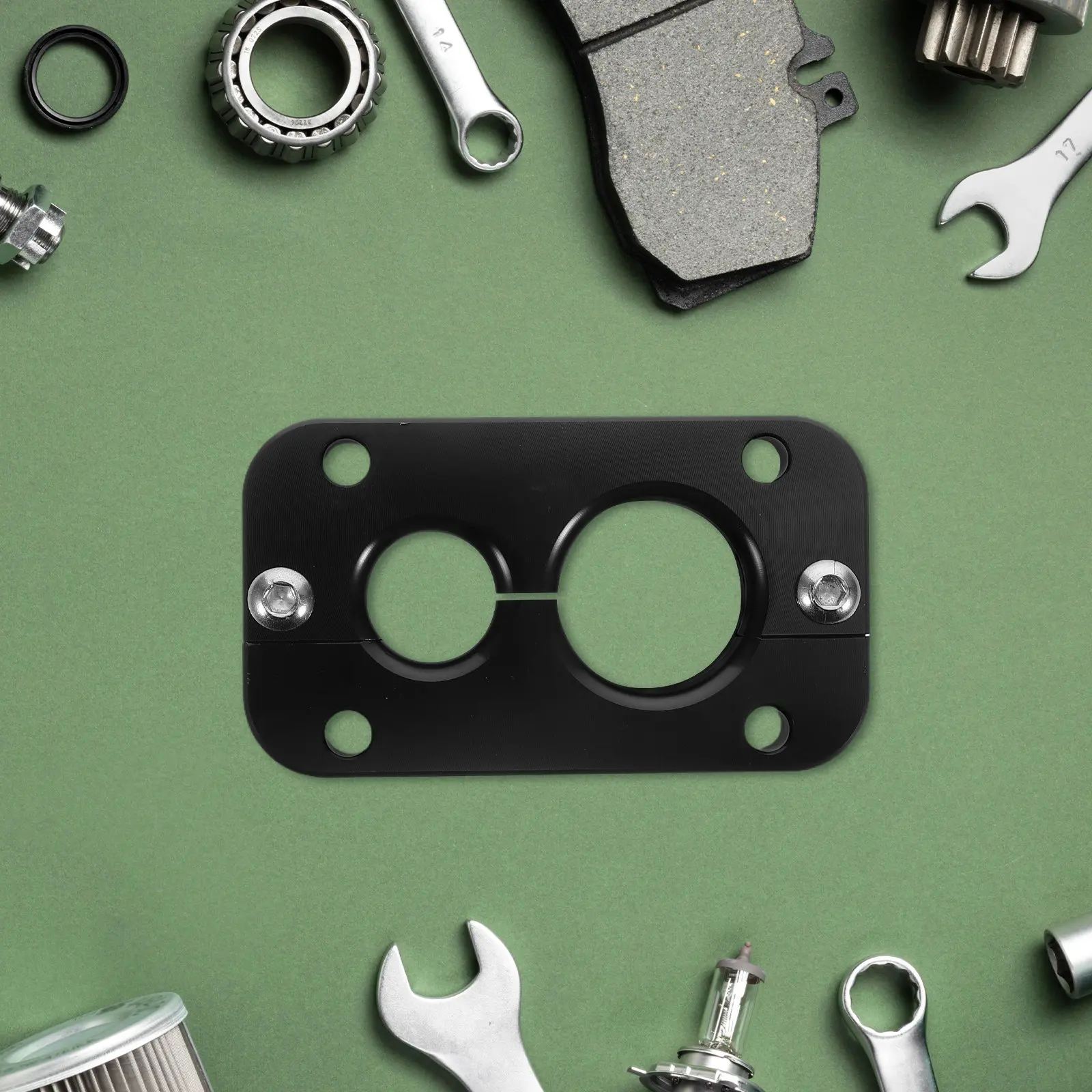 

1Set Aluminum Bulkhead Car Wiring Harness Pass Through Grommet Alloy Electrical Protection Bulkhead Automotive Wire