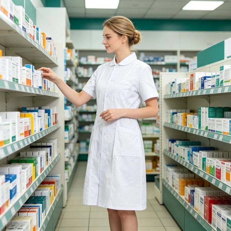 

Nurse's Uniform, Isolation Work Uniform, Hospital Medical Uniform, Laboratory, Clinic and Other Scenarios, General Workwear