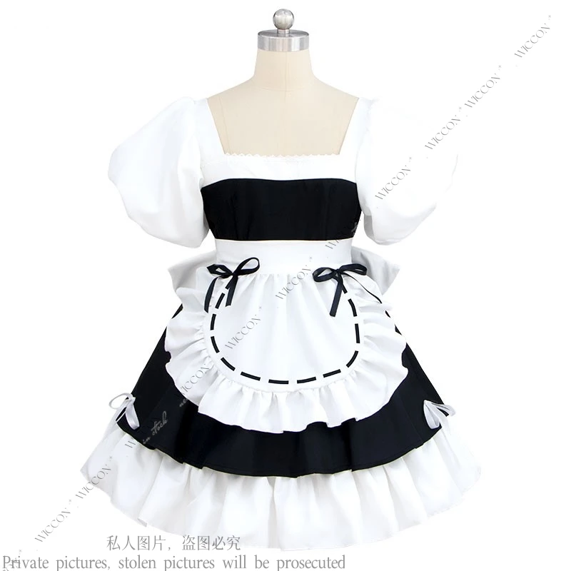 Anime ALIEN STAGE Sua Gallery Cosplay Lolita Jurk Meid Uniform Cosplay Kostuum Pruik Halloween Leuke Vrouw Rollenspel Dagelijkse Outfit