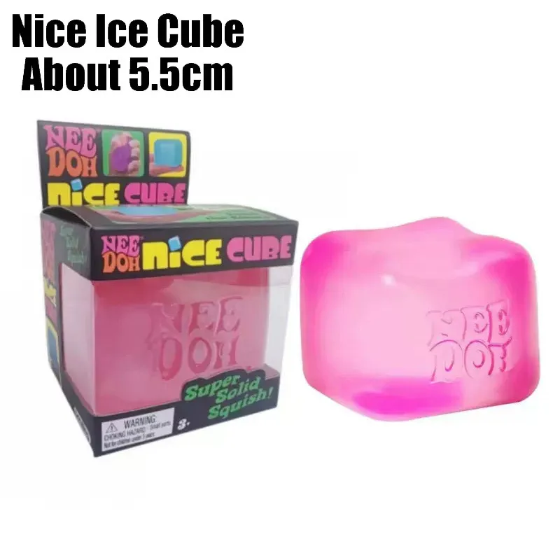 Needoh Sensory Jellyfish Gummy Bear Toy Soft Nice Cube Anti-Stress Stress Relief Pressure Souvenir Sensory Non-toxic Fidget Toy image 3