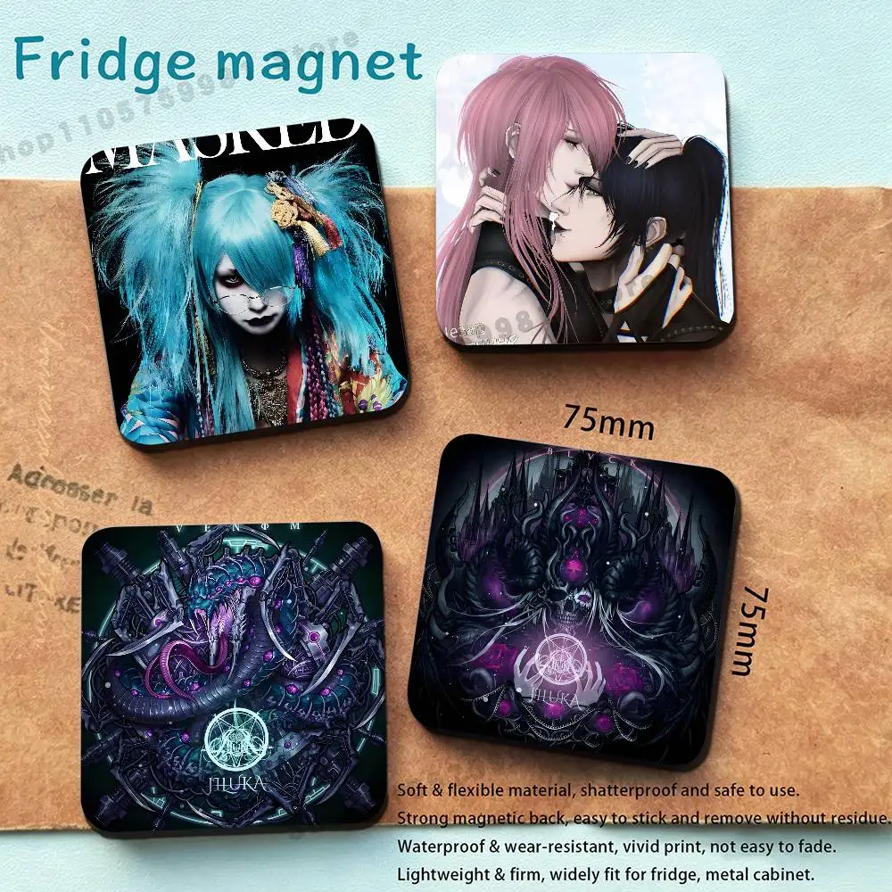JILUKA Band DeViLs Electro Gothic Metal Refrigerator Magnets the Perfect Choice for Home Create Warm Cozy Home Decor Gifts