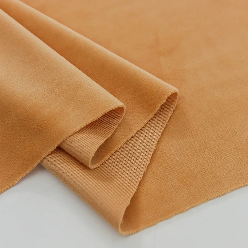 1mm Pile Short Plush Fabric For Sewing Cotton Doll Skin Color Fabric Doll Hair Polyester Eco-friendly Material DIY Fabric TJ9871