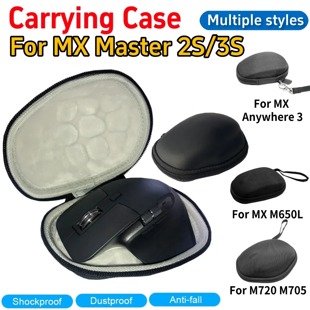 Gaming-Maustasche, EVA-Schutztasche für MX Master 2S/3S, stoßfeste Aufbewahrungstasche, MX Anywhere 3/2S kabellose Maushülle