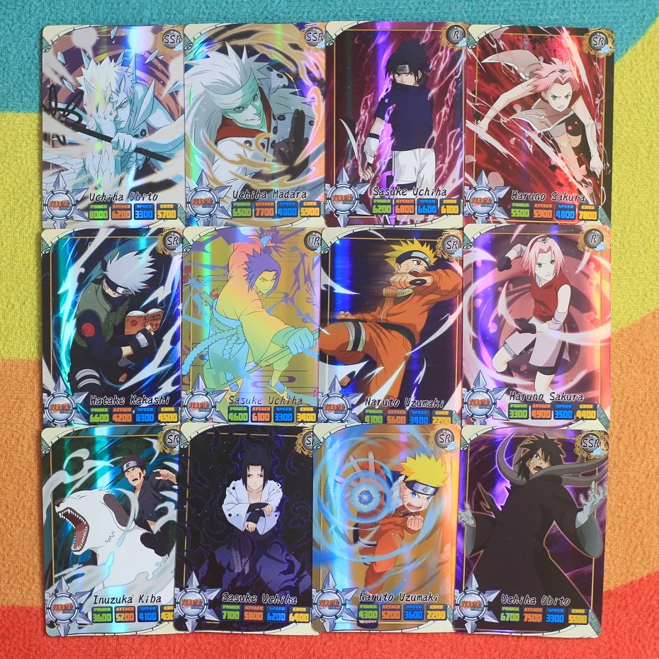 2024 New 50PCS  Naruto Card Complete Collection Series Collection Card Fight Chapter Pro Chapter Childrens Toy Game Card Gift