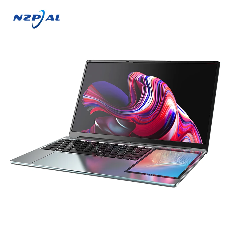 Computador portátil de tela dupla, Notebook, 16 + 7 Polegada, Celeron N5095, 16GB de RAM, 128GB, 256GB, 512GB, 1TB SSD